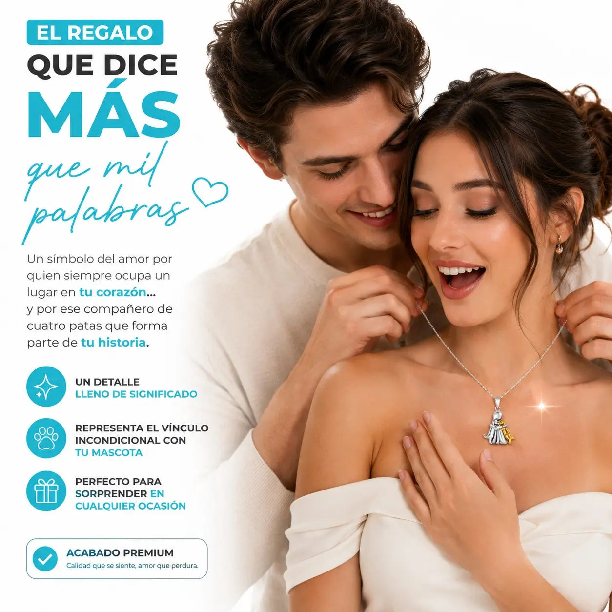 Cadena Siempre Juntos - El Abrazo que Nunca se Rompe 🐾