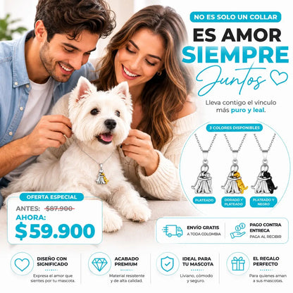 Cadena Siempre Juntos - El Abrazo que Nunca se Rompe 🐾