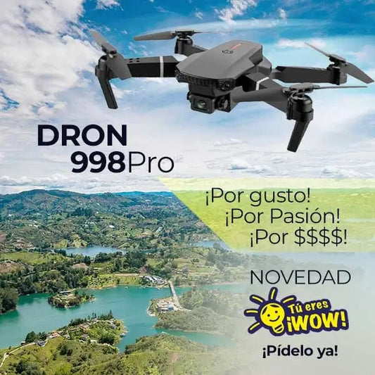 Dron 998 PRO - Perfecto para iniciar - Más funciones al mejor precio.