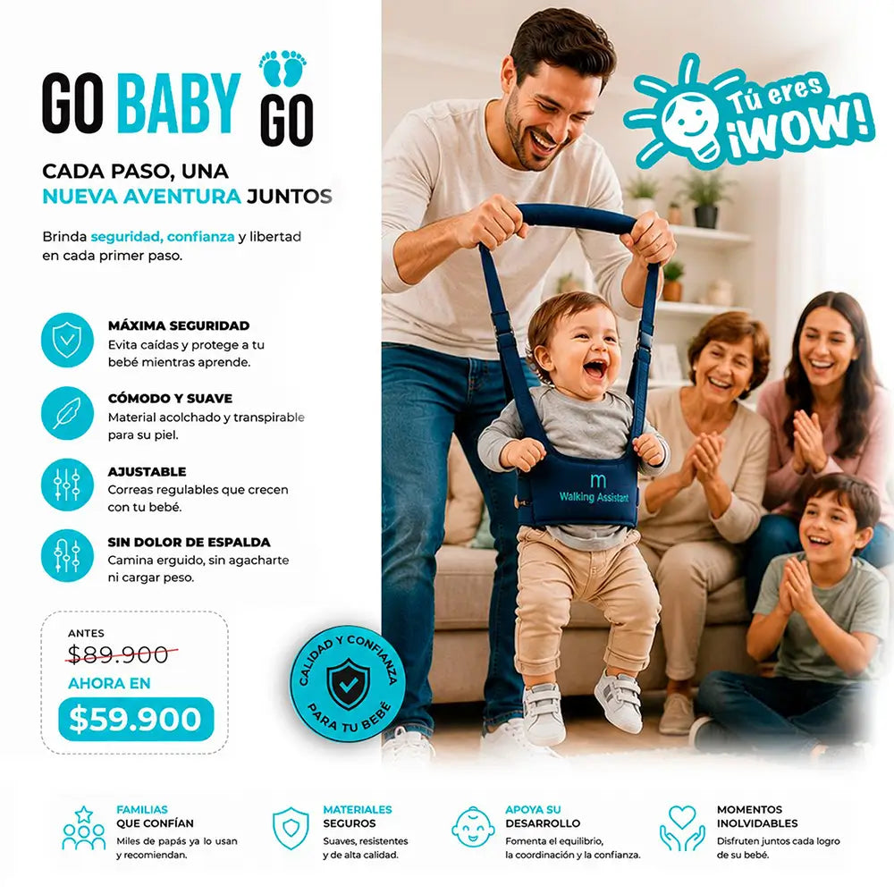 GoBabyGo - Enséñale a caminar con más seguridad