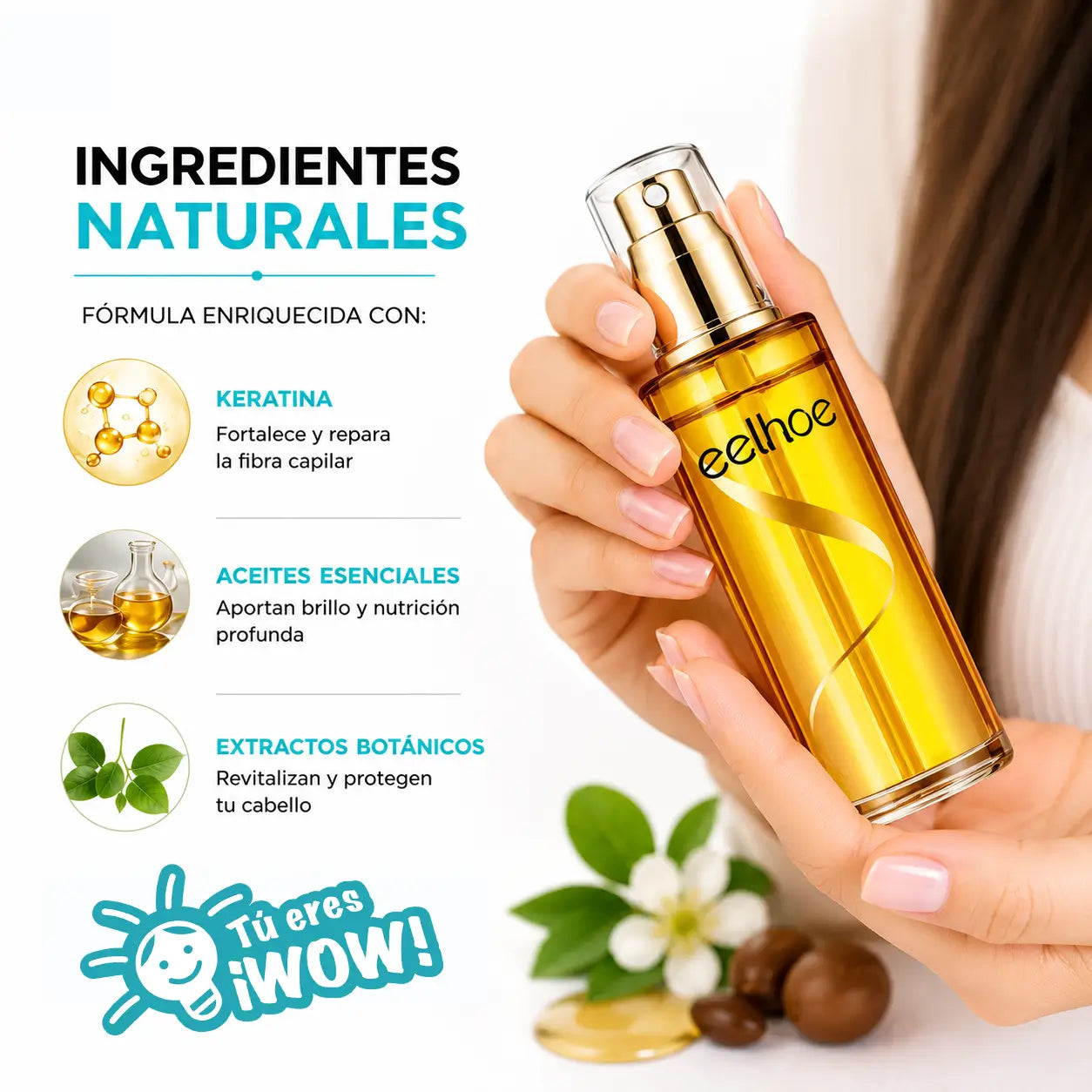 Keratina Serum Eelhoe - Adiós al Frizz
