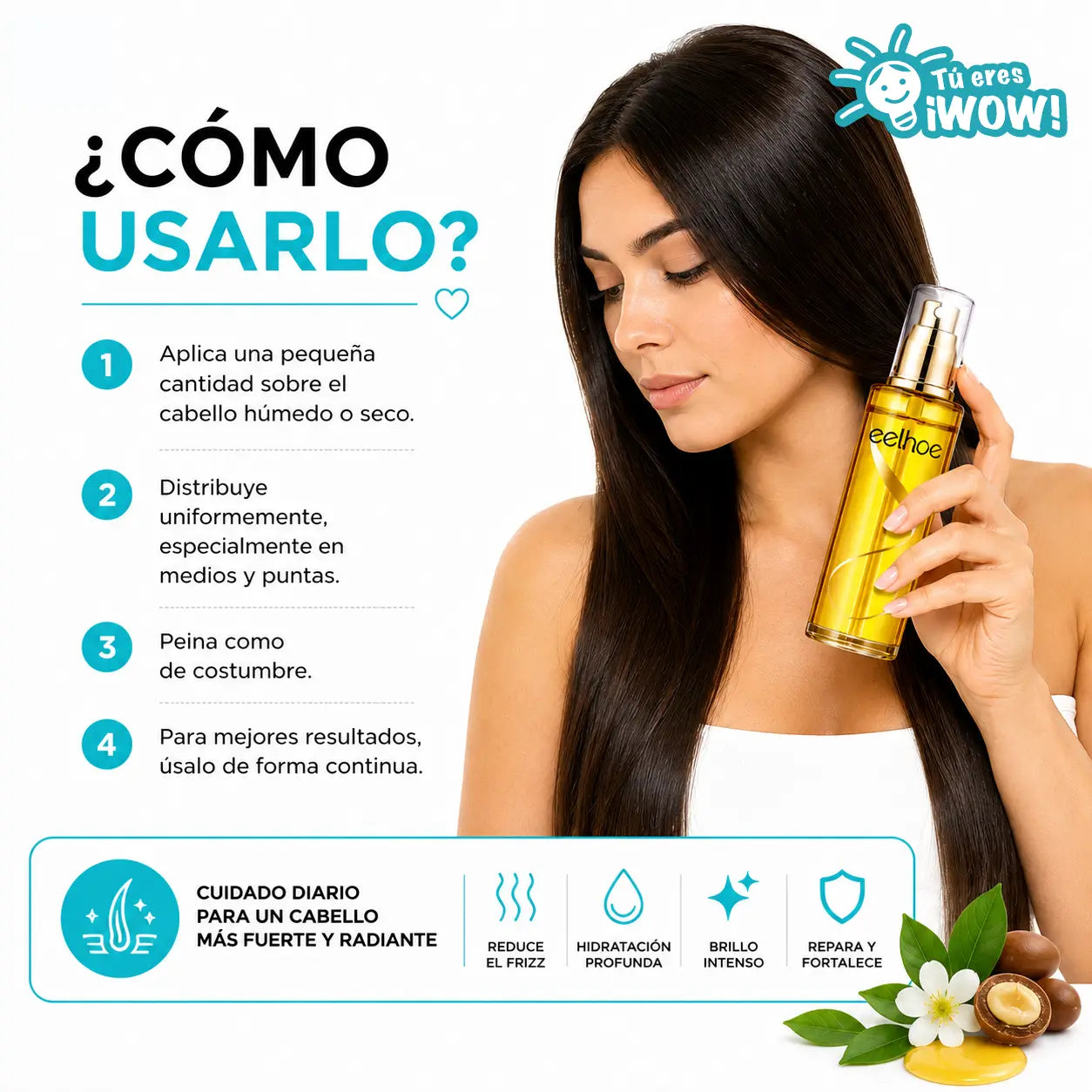 Keratina Serum Eelhoe - Adiós al Frizz