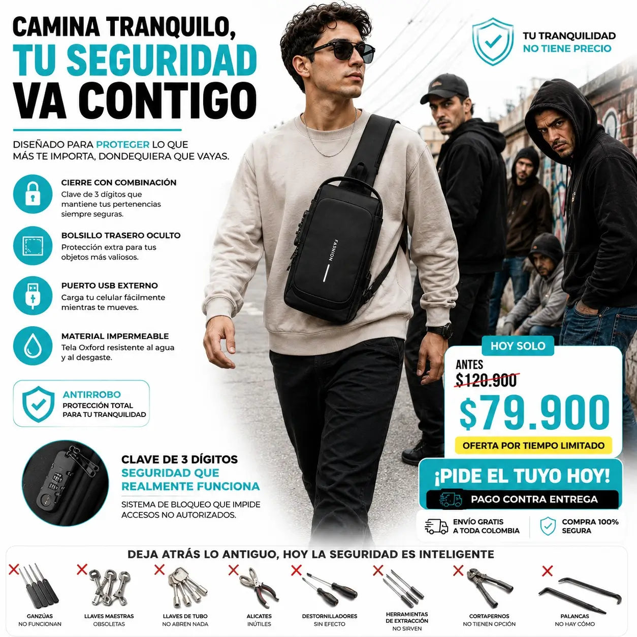 LockBag™ - Seguridad Que Viaja Contigo