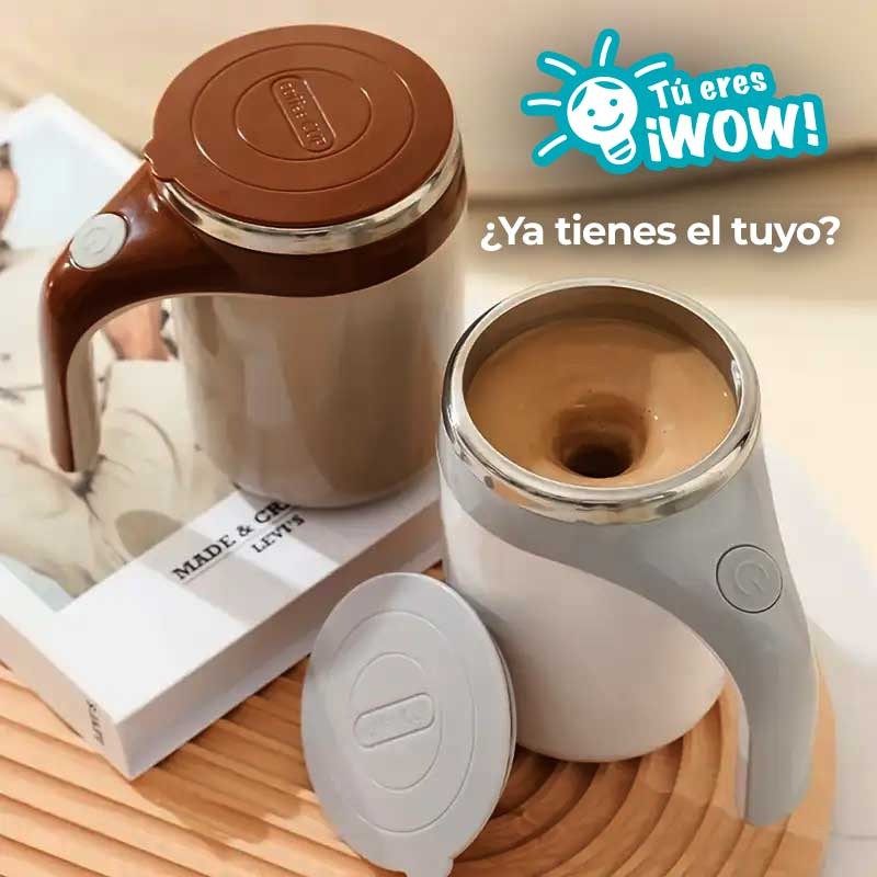 Mug Mezclador Recargable - Regálate un momento delicioso