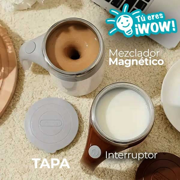 Mug Mezclador Recargable - Regálate un momento delicioso