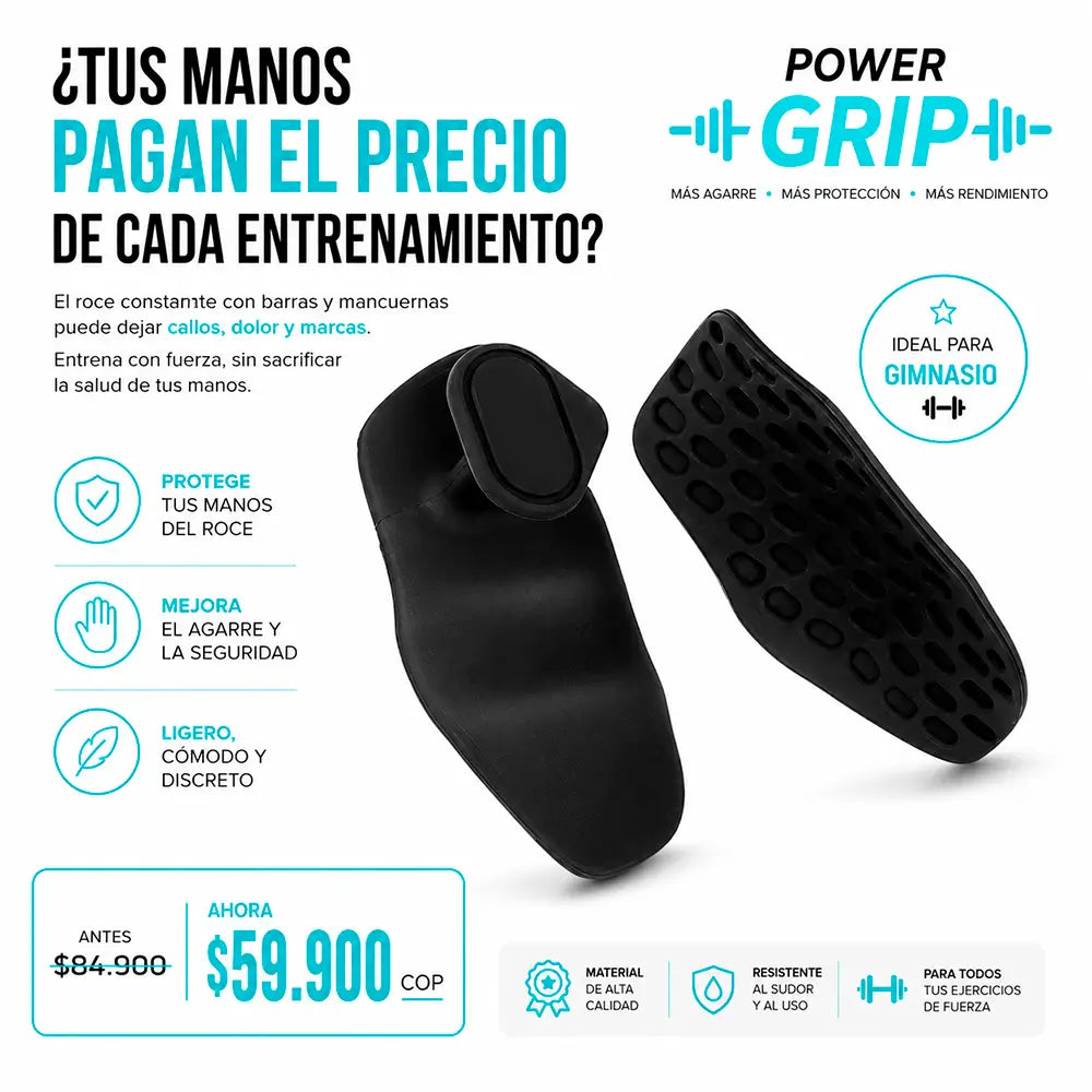 PowerGrip - Más agarre, menos manos adoloridas
