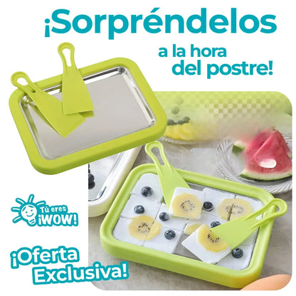 RollyFrost™ - Convierte cualquier ingrediente en rollos de helado