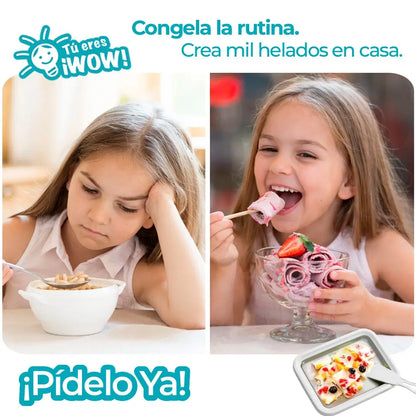RollyFrost™ - Convierte cualquier ingrediente en rollos de helado
