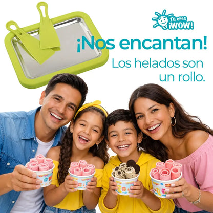 RollyFrost™ - Convierte cualquier ingrediente en rollos de helado