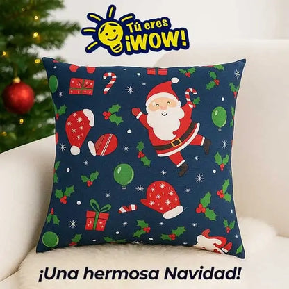 Set X5 Cojines de Navidad - Viste tu hogar de Navidad, como en EEUU.