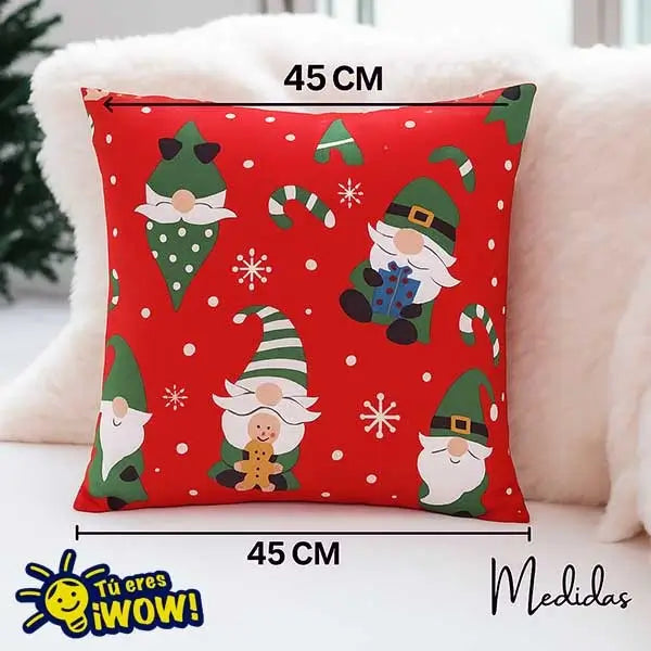 Set X5 Cojines de Navidad - Viste tu hogar de Navidad, como en EEUU.