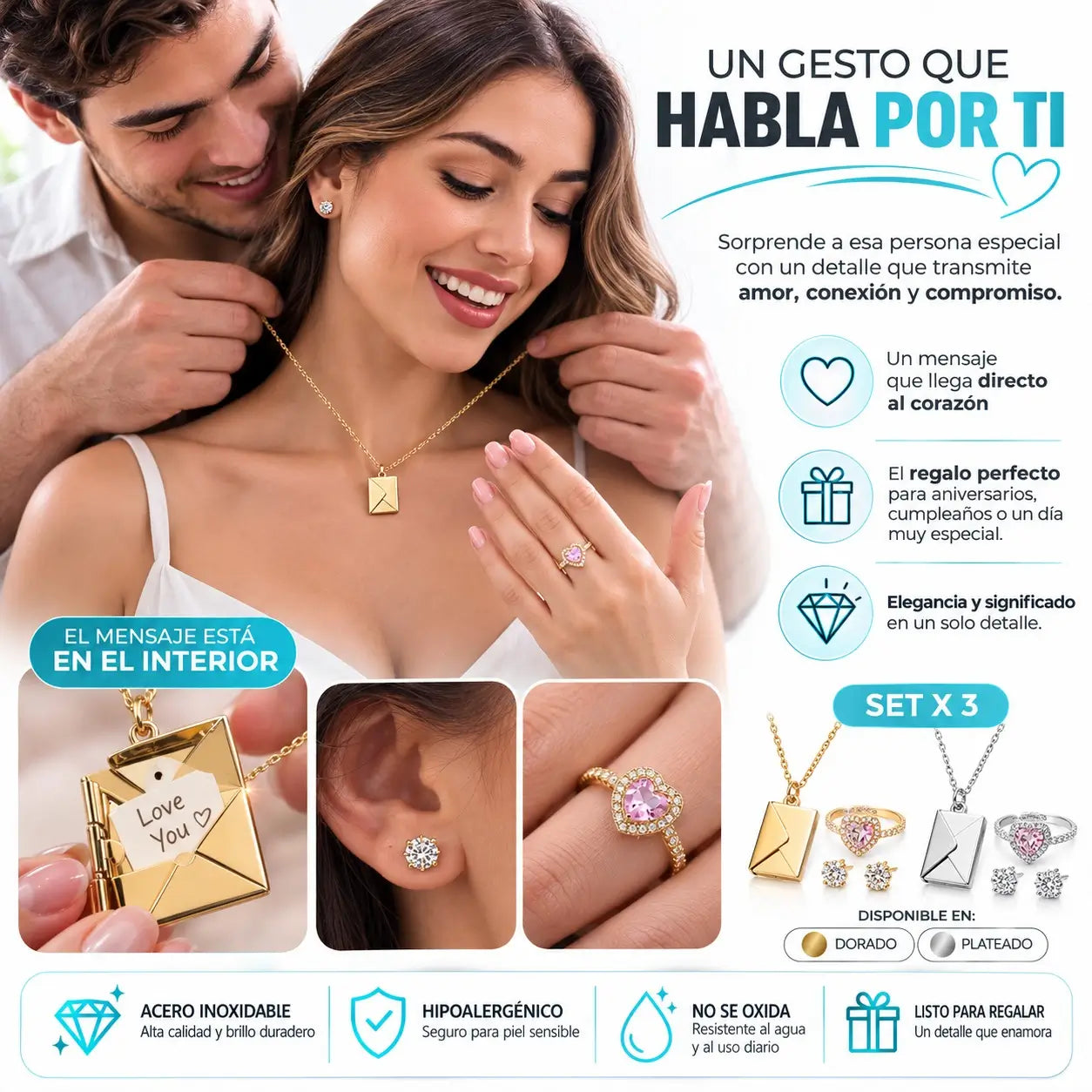 Set X3 Secretos de Amor - El Regalo Perfecto
