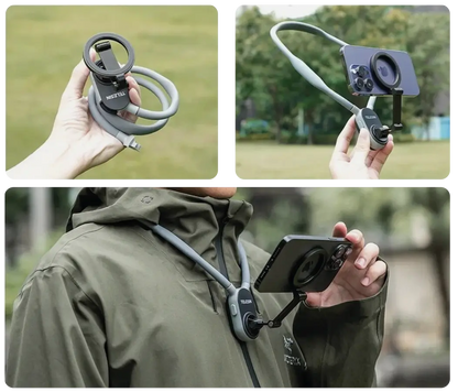Soporte de Cuello para Celular - Graba tus POV con calidad Pro y tus manos libres
