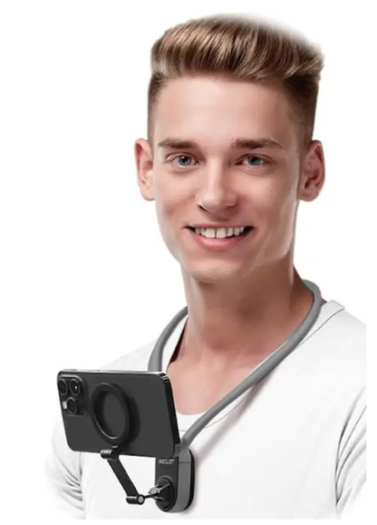 Soporte de Cuello para Celular - Graba tus POV con calidad Pro y tus manos libres
