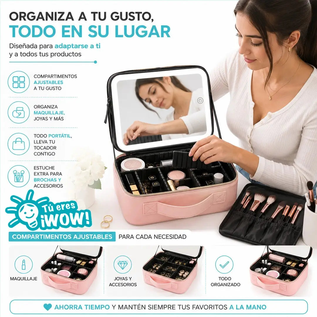 Vanity Box - Organiza, ilumina y transforma tu rutina en segundos