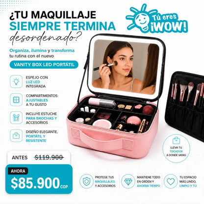 Vanity Box - Organiza, ilumina y transforma tu rutina en segundos