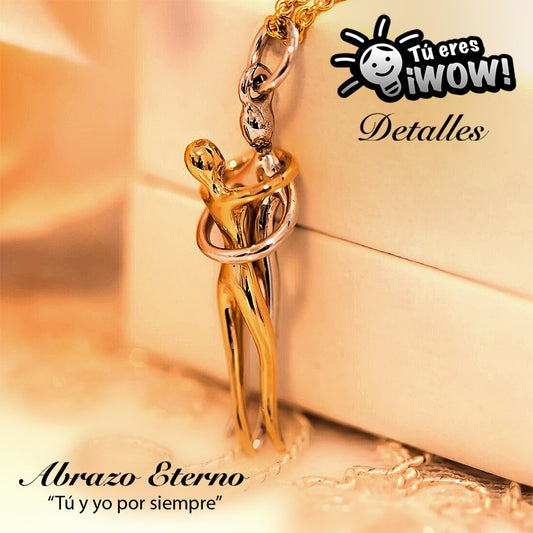 Cadena "Abrazo Eterno" ❤️ El símbolo del amor inquebrantable
