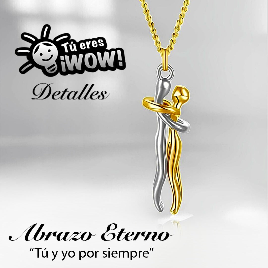 Cadena "Abrazo Eterno" ❤️ El símbolo del amor inquebrantable