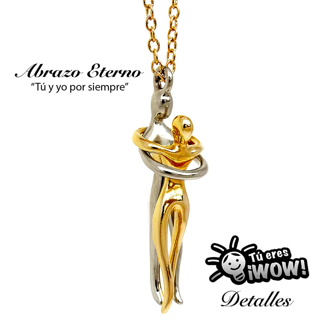 Cadena "Abrazo Eterno" ❤️ El símbolo del amor inquebrantable