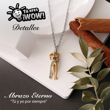 Cadena "Abrazo Eterno" ❤️ El símbolo del amor inquebrantable