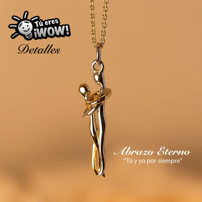 Cadena "Abrazo Eterno" ❤️ El símbolo del amor inquebrantable