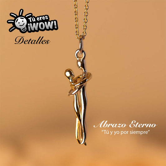 Cadena "Abrazo Eterno" ❤️ El símbolo del amor inquebrantable