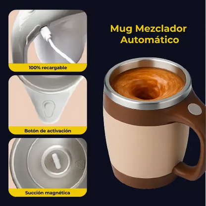 Mug Mezclador Recargable - Regálate un momento delicioso