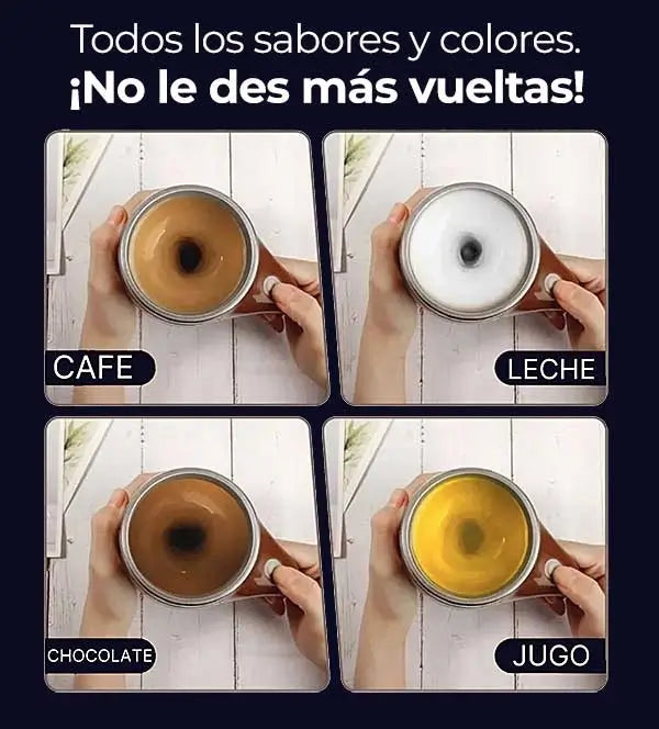 Mug Mezclador Recargable - Regálate un momento delicioso