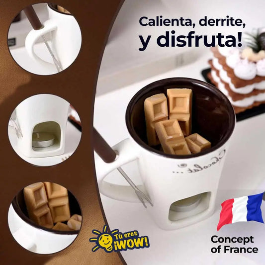 Mug Fondue - El regalo más ingenioso para ti, y los que más quieres. ¡Crea tus propias recetas!