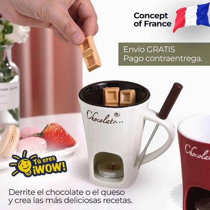Mug Fondue - El regalo más ingenioso para ti, y los que más quieres. ¡Crea tus propias recetas!