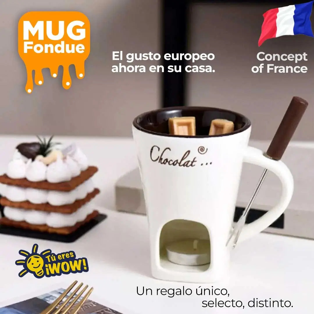 Mug Fondue - El regalo más ingenioso para ti, y los que más quieres. ¡Crea tus propias recetas!