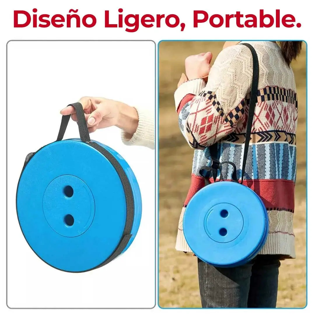 Silla Expandible Portátil - ¿Filas de espera? ¿Eventos? ¿Paseos? Lleva la comodidad contigo.
